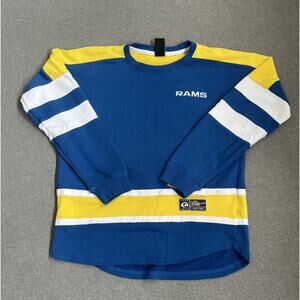 VTG Los Angeles Rams NFL Crewneck Sweater Women Size S